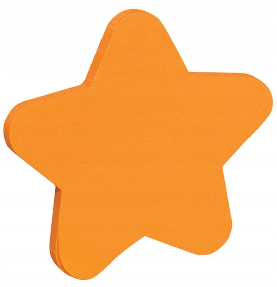 Donau Zelfklevende Notitieblokjes Ster Oranje 50 Vel