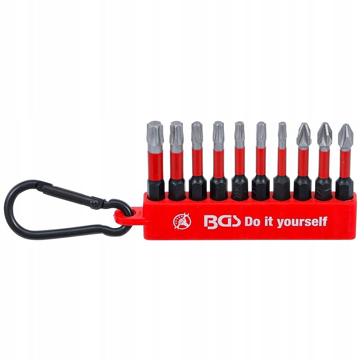 BGS Bitset 10-delig Torx PH PZ 1/4" 6,3mm Schroefbits