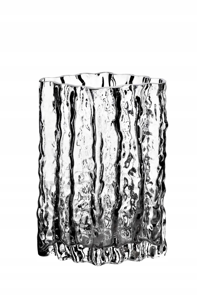 Serenite Vaas Glas 15x9,5x21cm - Stijlvolle Decoratie