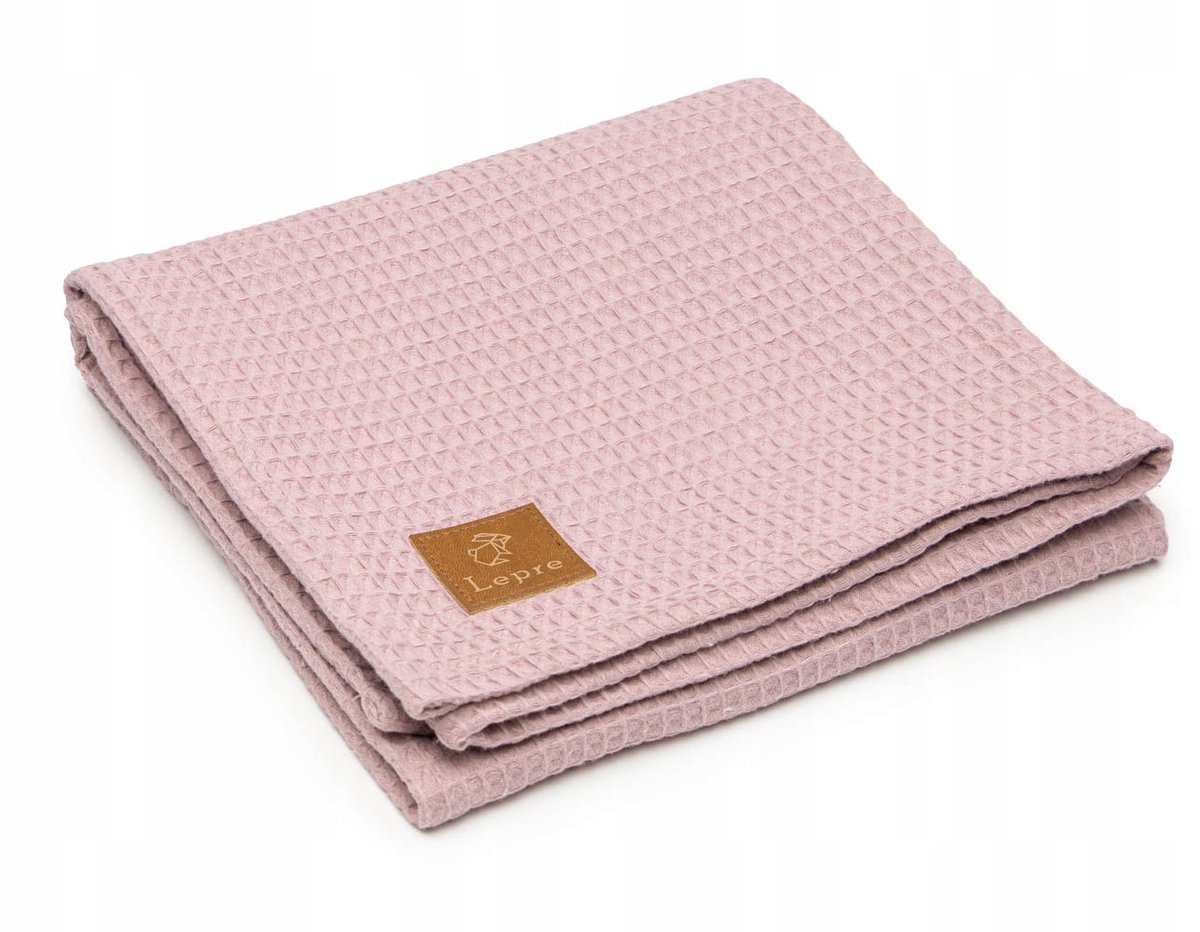 Lepre Wafel Kinderdeken Katoen 75x100 Roze