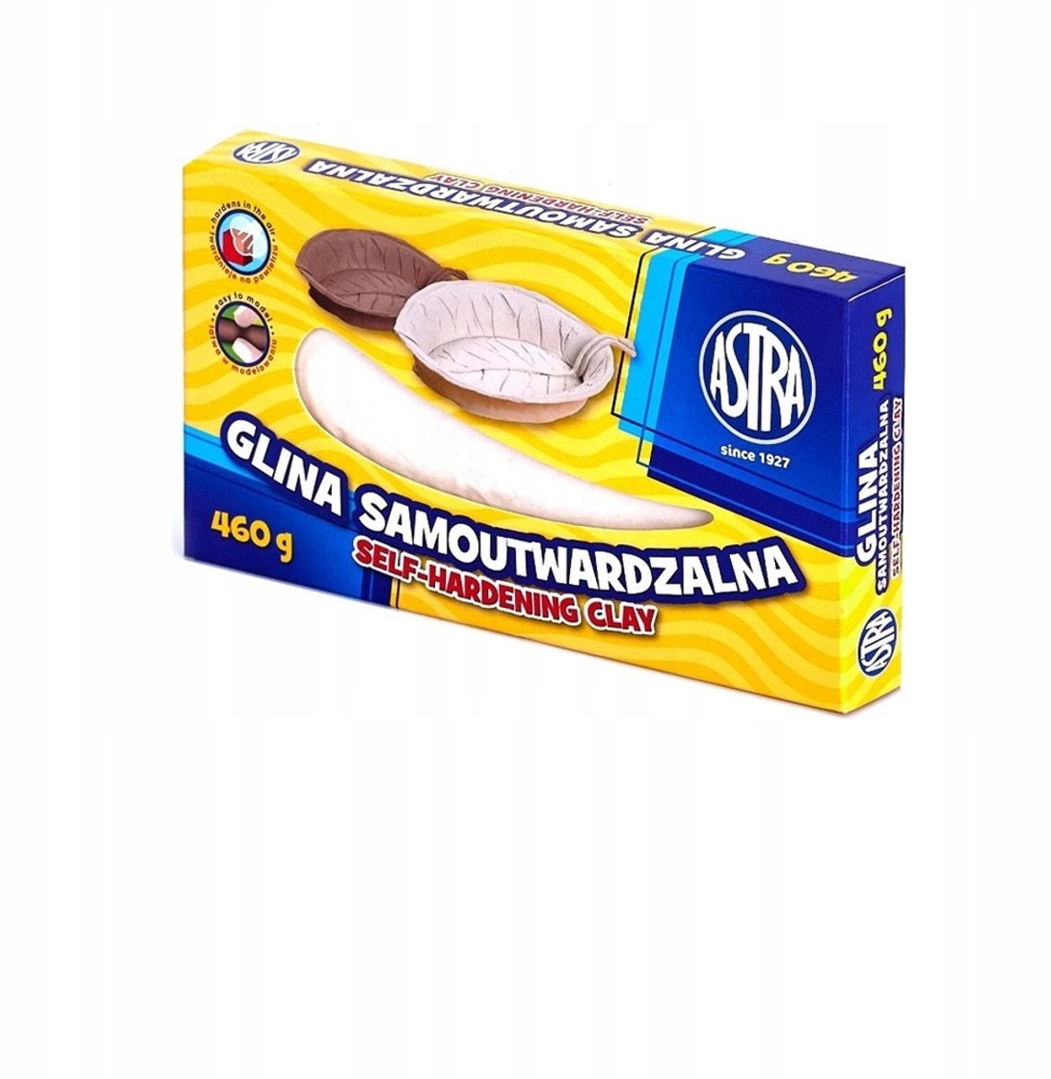 Astra Zelfdrogende Klei 460g - Wit, Ideaal voor Knutselen
