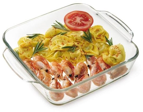 MaxxGoods Simax glazen deksel 28cm met knop ovenbestendig MaxxGoods Simax glazen deksel 28cm met knop ovenbestendig