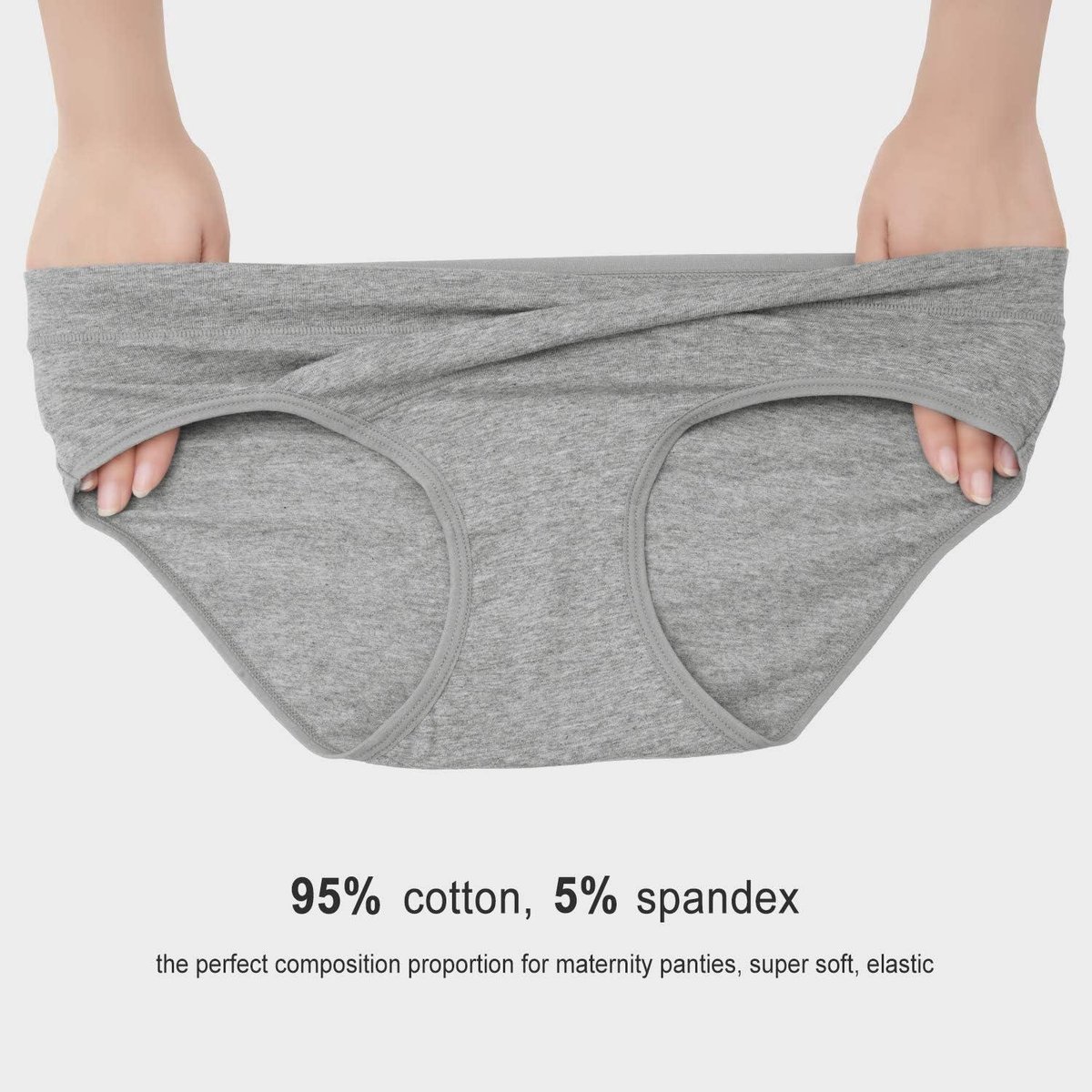 Zwangerschaps onderbroek - Casual dames ondergoed, lage taille, V-vormig katoenen slip voor zwangerschap en postpartum
