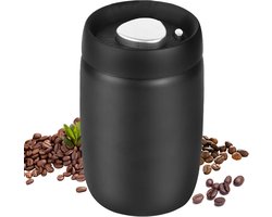 TTLUOKER® 304RVS Vacuüm Koffieblik [1200ml] - BPA - vrijLuchtdichte Koffiebewaarblik met Handpomp - Bewaar Koffiebonen & Gemalen Koffie Vers - Modern Design voor Keuken of Barista