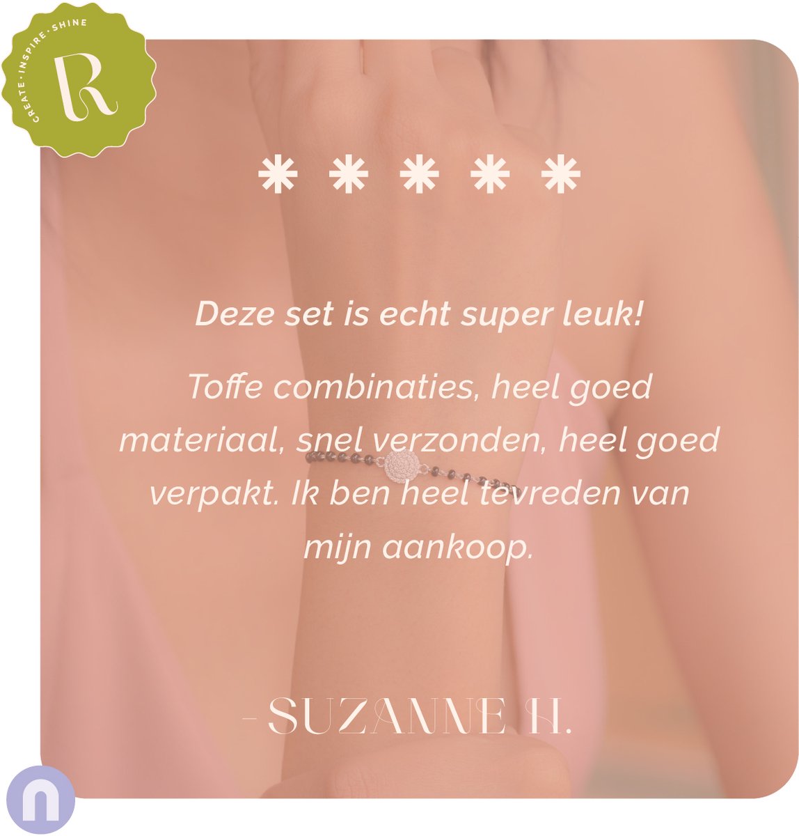 Richly® Kralen set Creative - Armbandjes maken meisjes - gratis E-BOOK - 4500+ Kralen - Complete set & Premium verpakking - 6 unieke Bedels & Gouden RVS-accessoires - Sieraden Maken - Letterkralen - Kralenketting - Knutselen meisjes — afbeelding 10