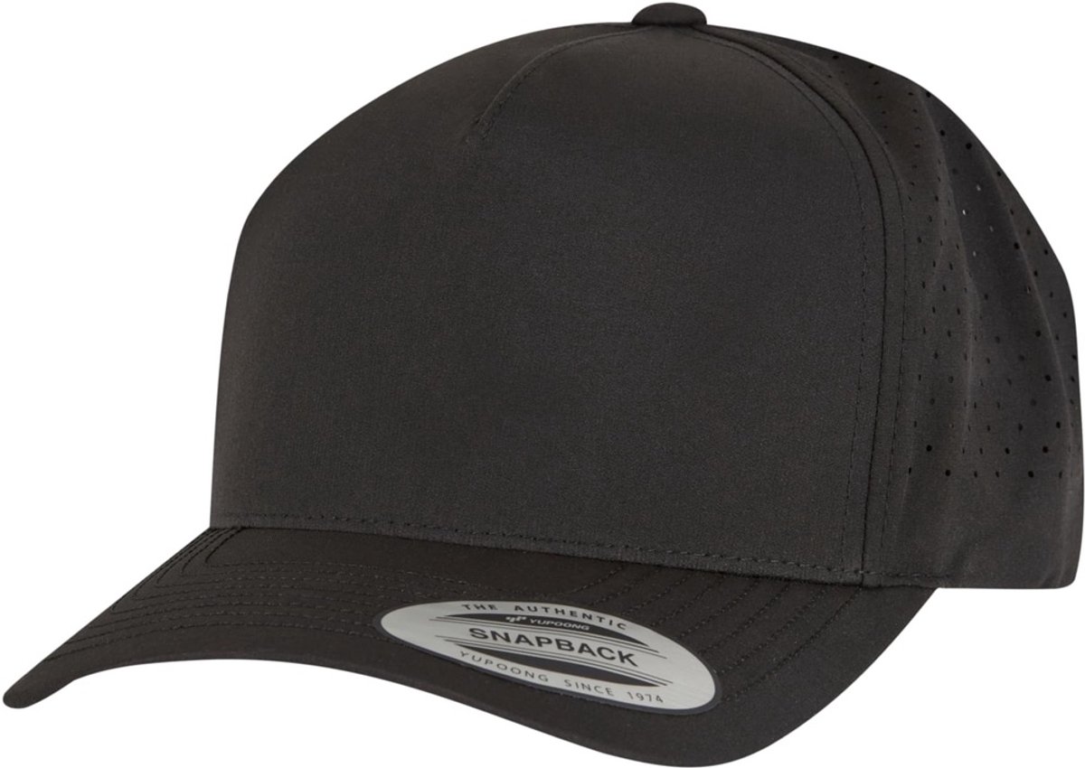Flexfit - 5 Panel Snapback Pet - Zwart