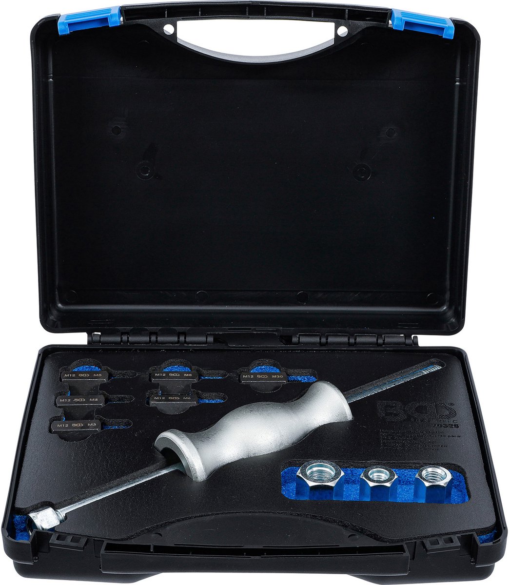 BGS Glijhamer-set met draadadapters 12-delig - 70325