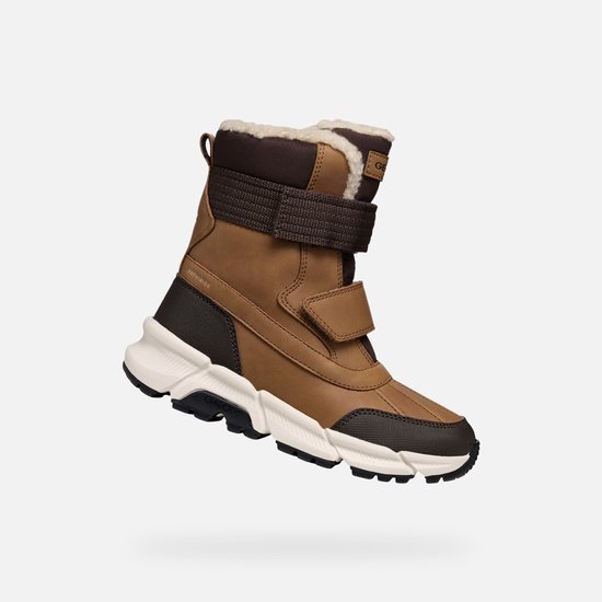 Geox J Flexyper Plus BoyEnkellaars voor jongens, Navy Zwart, 2 UK