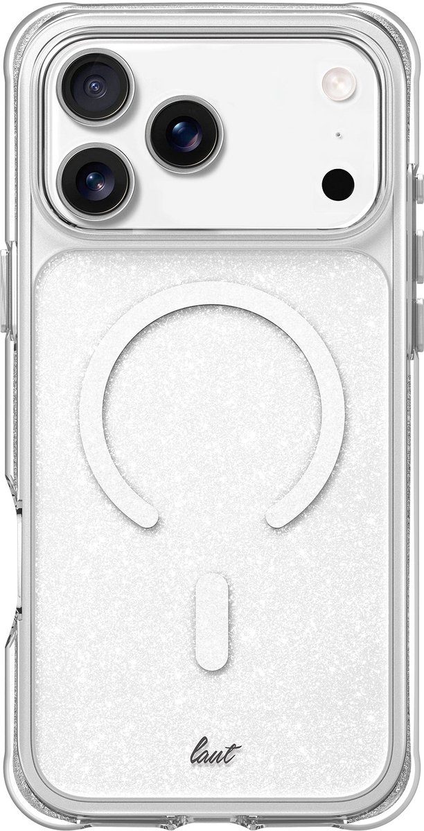 LAUT AERO SPARKLE mobiele telefoon behuizingen 17,5 cm (6.9") Hoes Zilver, Transparant