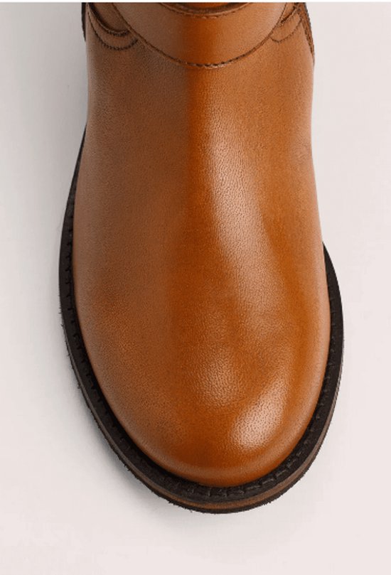 5pm Dames Enkellaars | Cognac | Maat: 38
