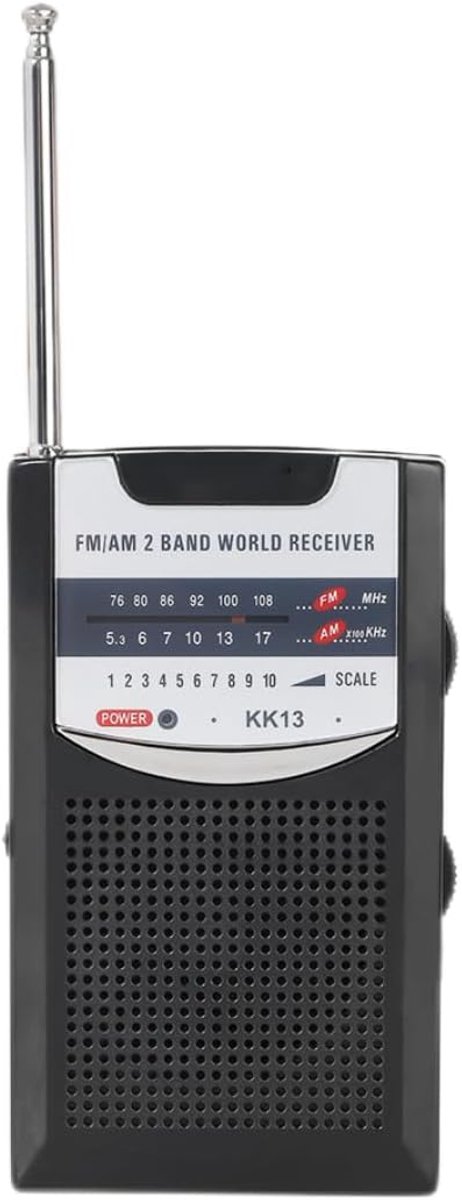 Draagbare FM/AM Radio met Sterke Luidspreker en Handtouw - Ideaal voor Binnen en Buiten