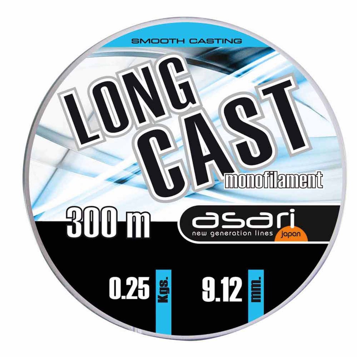 Asari Long Cast Monofilament 300 M Transparant 0.700 mm