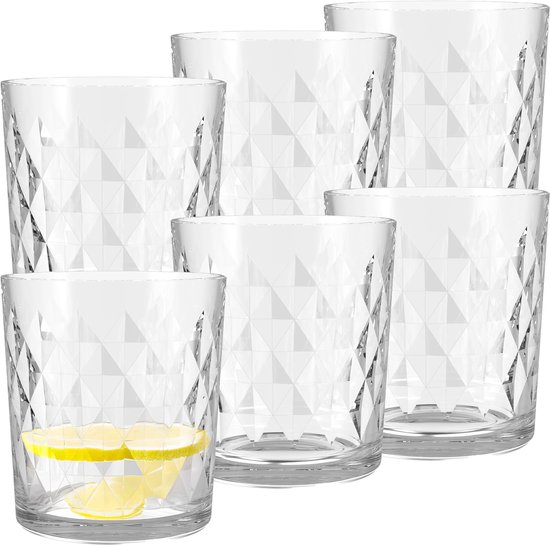 Verres à eau / verres à boire Urban Living Athene - gobelet - 6x - transparent - 260 ml