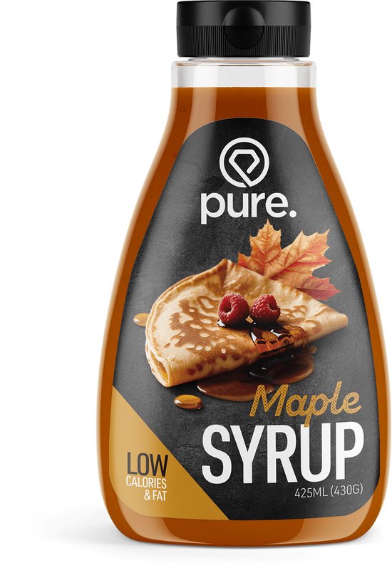 Pure. Low Carb Syrup - Maple - 425ml - caloriearm & vetarm