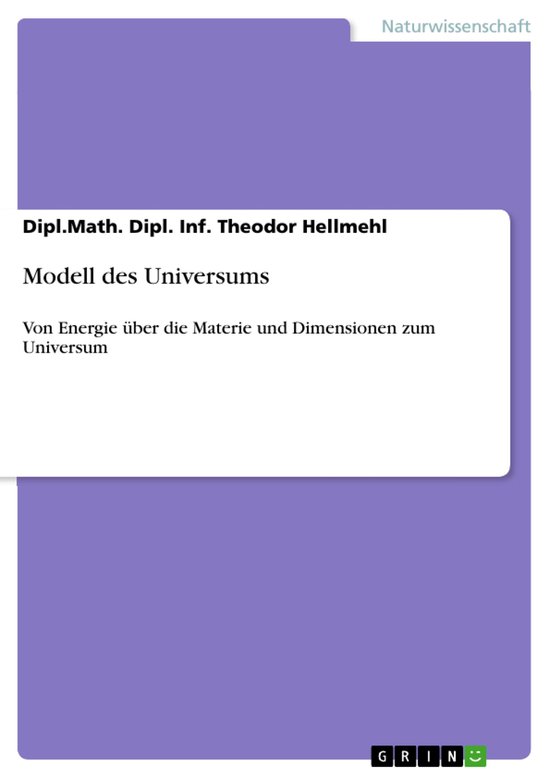 Modell des Universums - cover