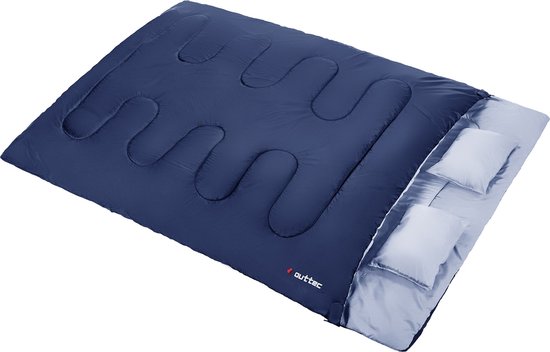 Outtec® Slaapzak voor 2 Personen - Slaapzak Dubbel - Double Slaapzak - Tweepersoons Slaapzak - 2 Kussens - 220 x 150 cm - Klein Pakformaat - Outdoor, Camping van Outtec — afbeelding 4