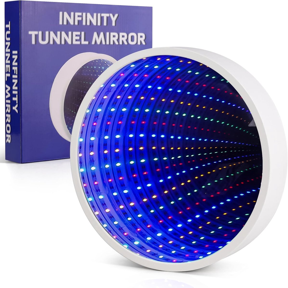 Led-tunnellamp met eindeloze spiegel voor feestdecoratie
