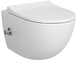 Vitra Sento, Bidet douche wc pack, Randloos diepspoel, inclusief slim softclose zitting, Hygiëne antibacterieel