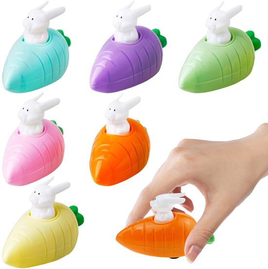 Awning Rabbits, 6 Pieces Rabbit Car Set, Wind Up Easter Bunny Easter ...