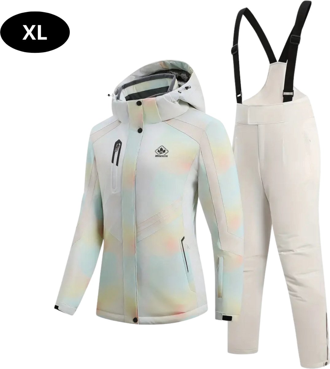Bovista Ski Suit Skipak SkiBroek Wintersport Skijas Dames 2-Delig Beige