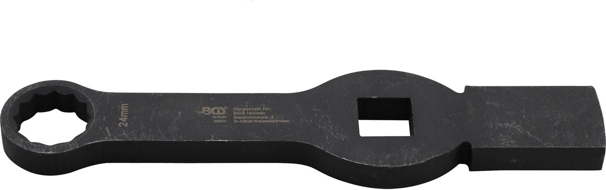 BGS Slag-ringsleutel - twaalfkant - met 2 slagvlakken - 24 mm