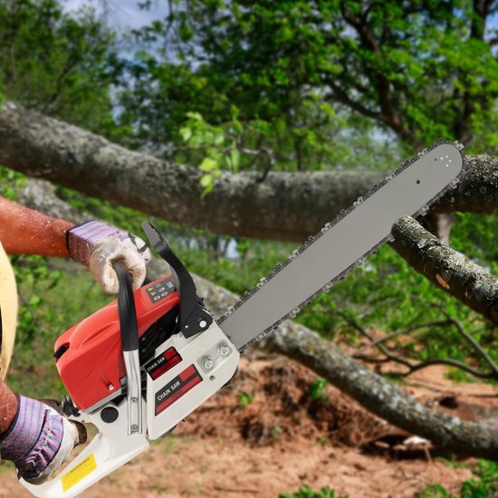 Kettingzaag met 52CC Motor en 20 Inch Ketting voor Houtbewerking en Tuinonderhoud — afbeelding 4