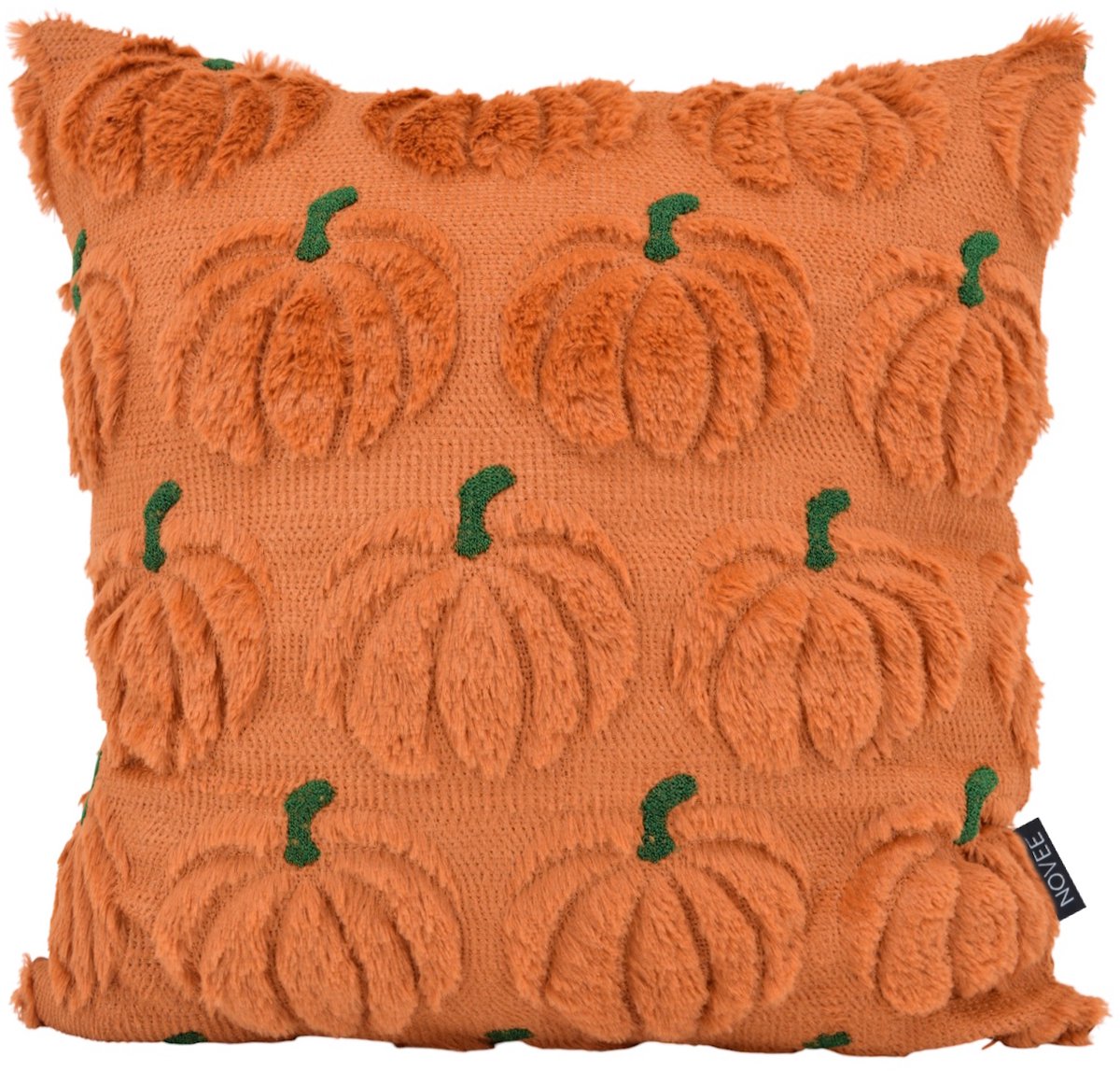 NOVÉE Sierkussen Furry Pumpkin Bruin | 45 x 45 cm | Polyester bruin 45x45