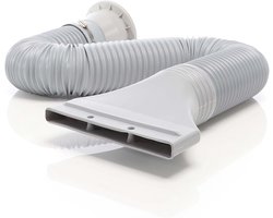 Afvoerslang voor airconditioning met variabele lengte en 116 mm diameter - Flexibele uitlaatslang voor airco, droger en afzuigkap