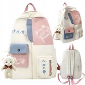 Kawaii Pluche Donut 6 assorti 23cm