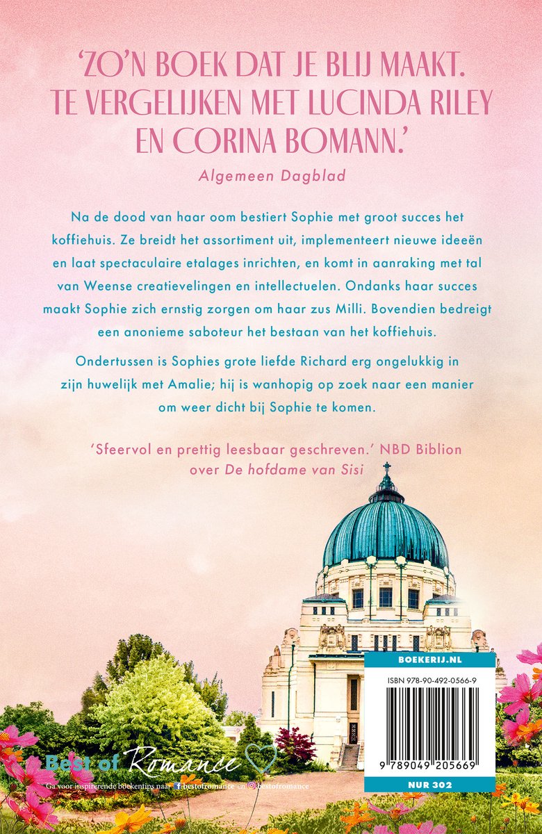 Het Weense koffiehuis 3 - De geheimen van Sophie - back cover