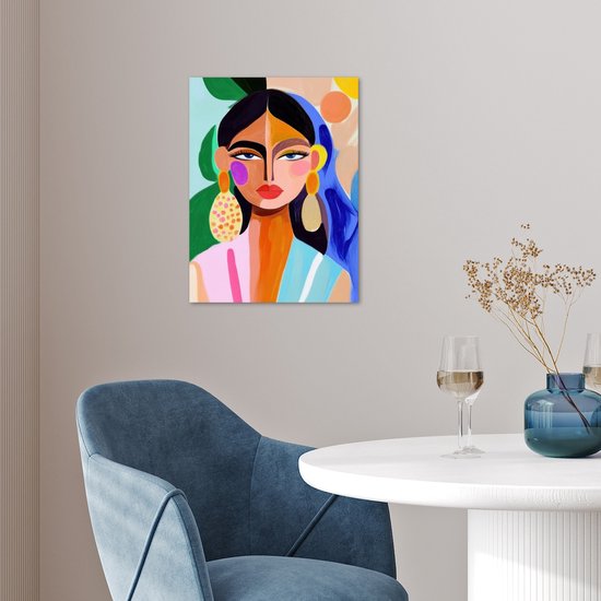 Affiche 30x40 cm - Portrait - Femme - Moderne - Posters - Décoration chambre - Décoration murale salon - Décoration murale chambre