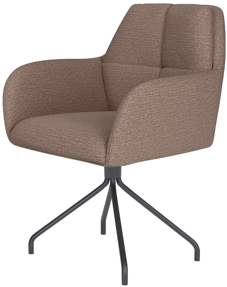 Puur - Dannie draaistoel metaal spider - taupe