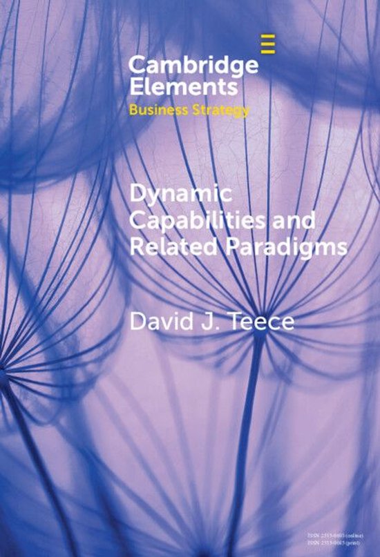 Elements in Business Strategy - Dynamic Capabilities and Rel ... - cover