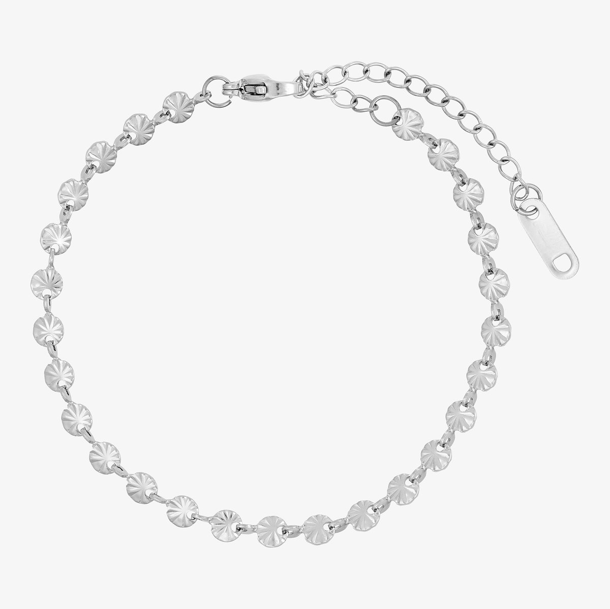 Wolff Jewelry - Sunny Chain - armband - Zilvekleurig - Roestvrije Staal - Waterproof - Dames - Cadeau - dochter - vrouw – vriendin – moeder - verjaardag