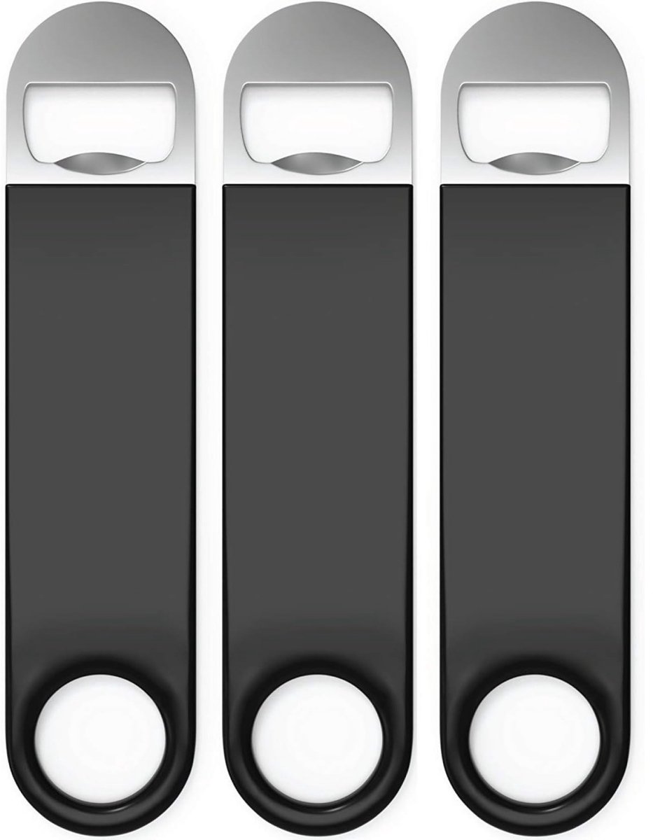 EXCITAT Flessenopener - Set van 3 - Metaal - Duurzaam - Bartender Bierflesopener - 18cm