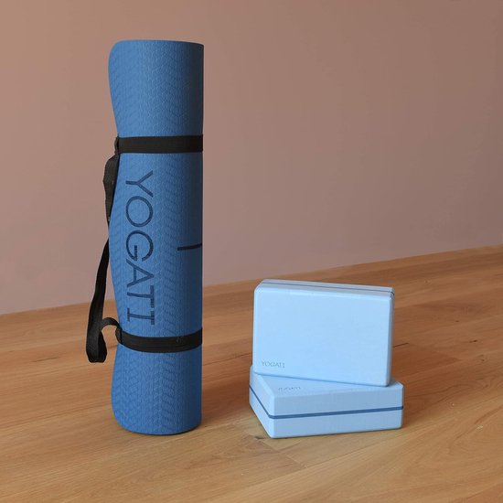 RFWR® Milieuvriendelijke yogamat - Antislip, Dikke TPE Mat met Lichaamsuitlijning Lijnen voor Yoga, Pilates, Gym en Fitness van rfwr — afbeelding 3