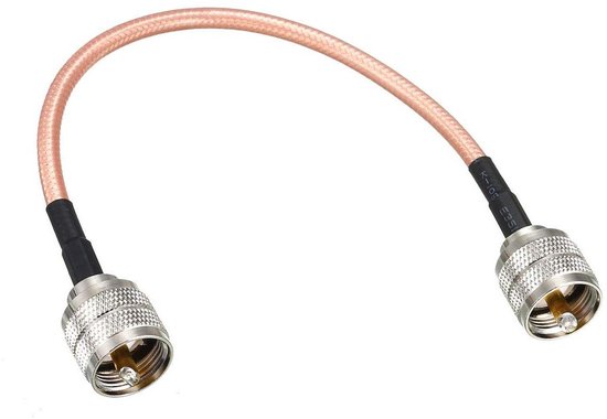 Superbat Coaxkabel RG58 CB 2 m UHF PL259 stekker naar stekker 50 ohm laag verlies voor radio HAM en CB antenneanalysator, dummlast, ROS-meetinstrument (1 stuk Superbat Coaxkabel RG58 CB 2 m UHF PL259 stekker naar stekker 50 ohm laag verlies voor radio HAM en CB antenneanalysator, dummlast, ROS-meetinstrument (1 stuk