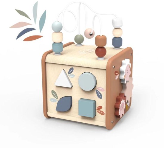 Speedy Monkey Xylo klokkenspel 26,4 x 10,2 x 11,3 cm, kleurrijk, houten speelgoed voor kinderen, liefdevolle details, leuk cadeau-idee