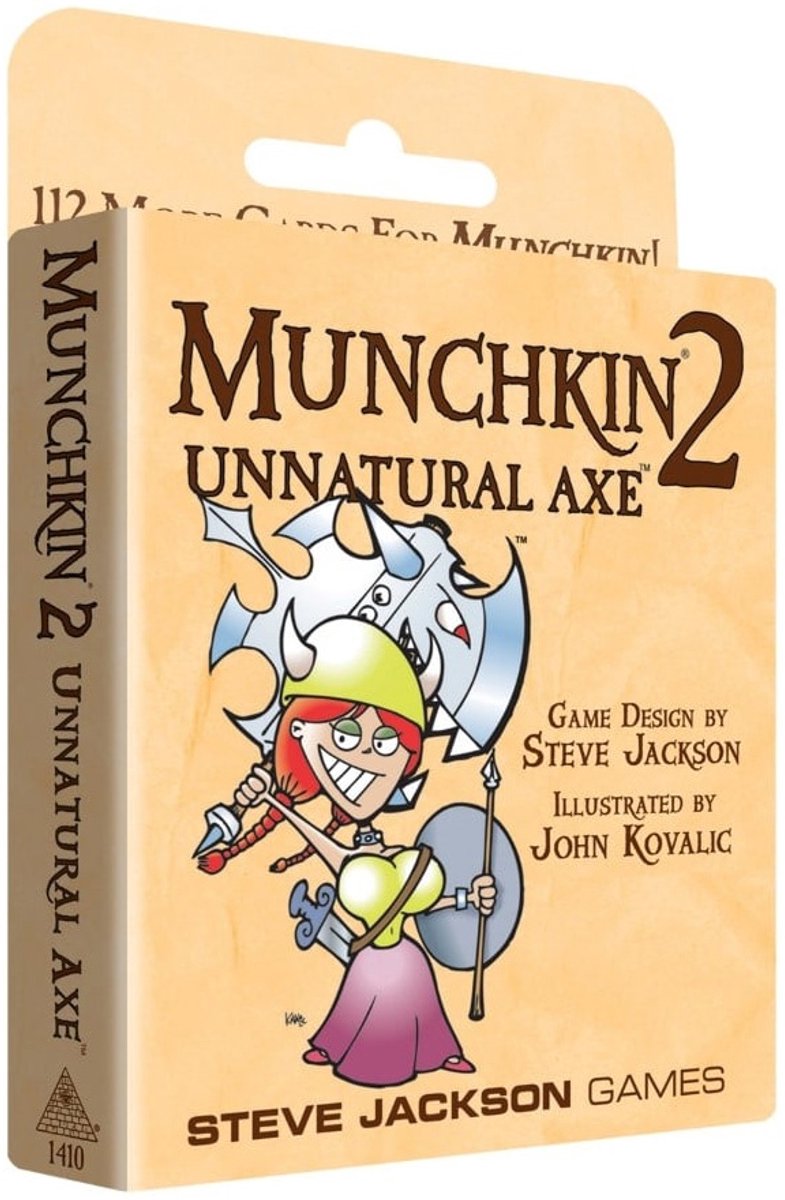 Munchkin 2 - Uitbreiding Unnatural Axe - Engelstalig Kaartspel