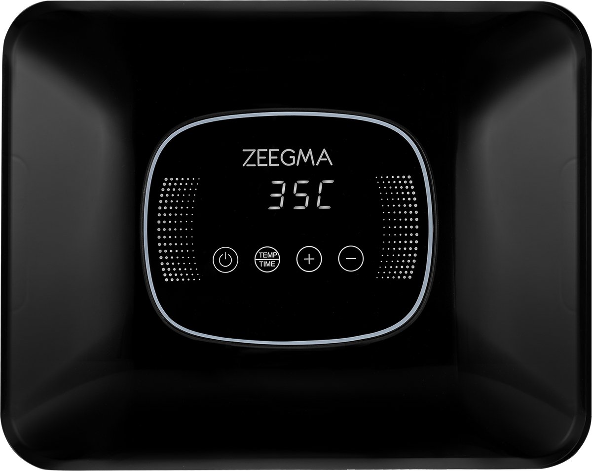 ZEEGMA Dry Chef Pro Voedseldroger 400W, 5 Lagen Droogoven voor Fruit, Groenten, Kruiden & Vlees, BPA-vrij, Temperatuurregelaar 35‑70°C, Timer 72u, Thermo‑circulatie, LED Display, Zwart