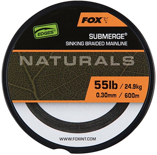Fox Submerge Sinking Braided Mainline - Maat : 600m - 0.38mm - 65lb - 29.5 kilo van Fox — afbeelding 4