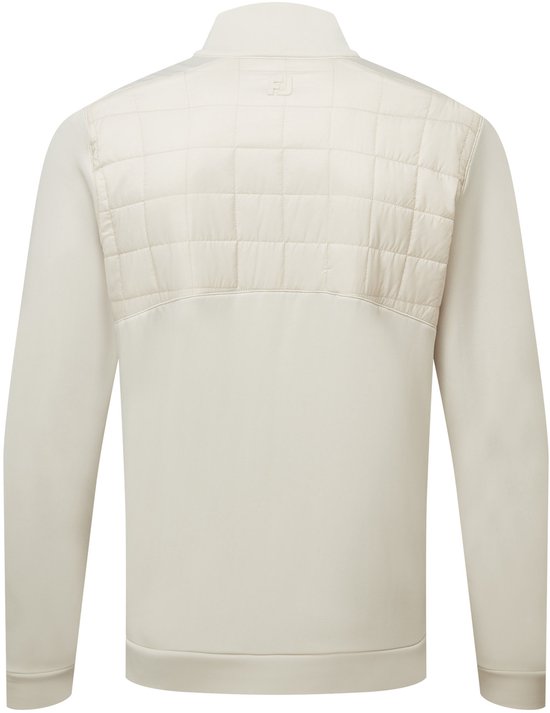 Veste de golf légère et isolante pour homme Footjoy ThermoSeries, coupe-vent, beige