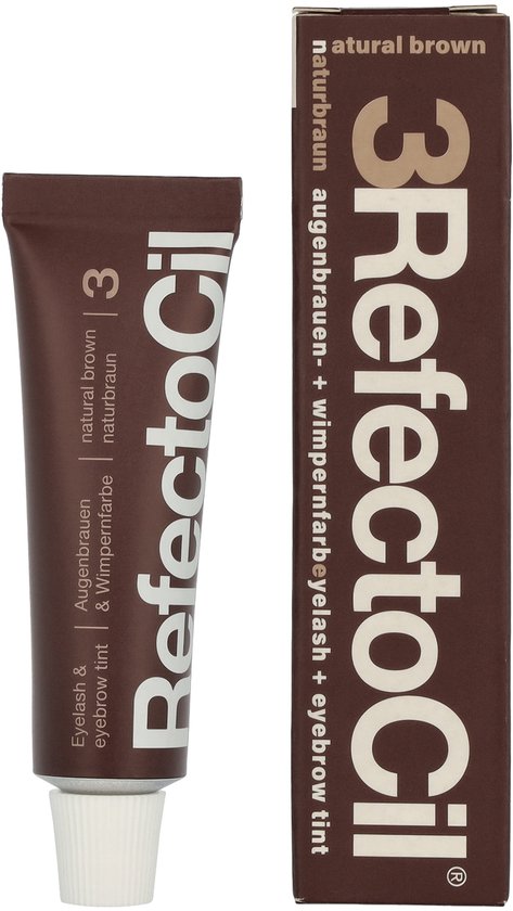 RefectoCil Wenkbrauw- en Wimperverf - Nr. 3 Bruin - 15 ml