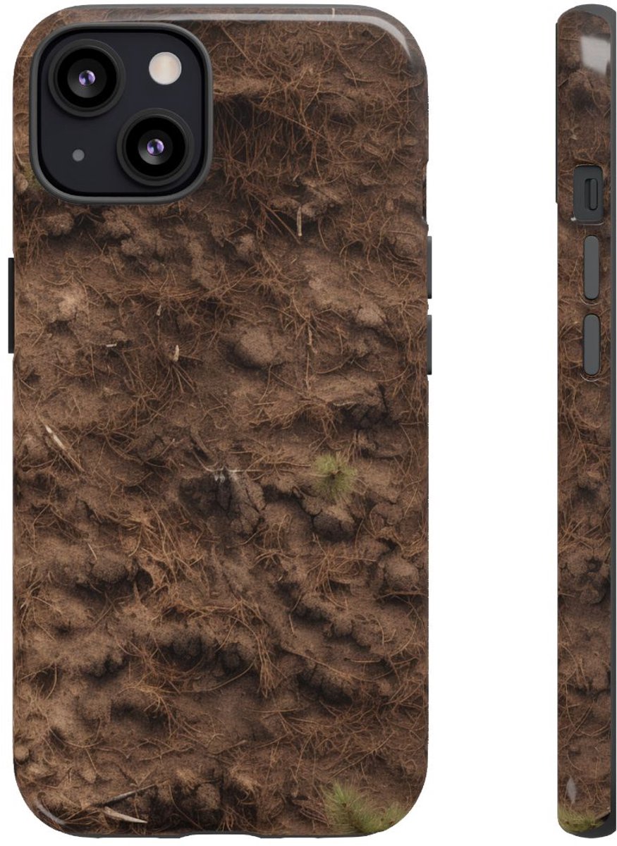Bosgrond met Dennennaalden – Telefoonhoesje Geschikt voor iPhone 13