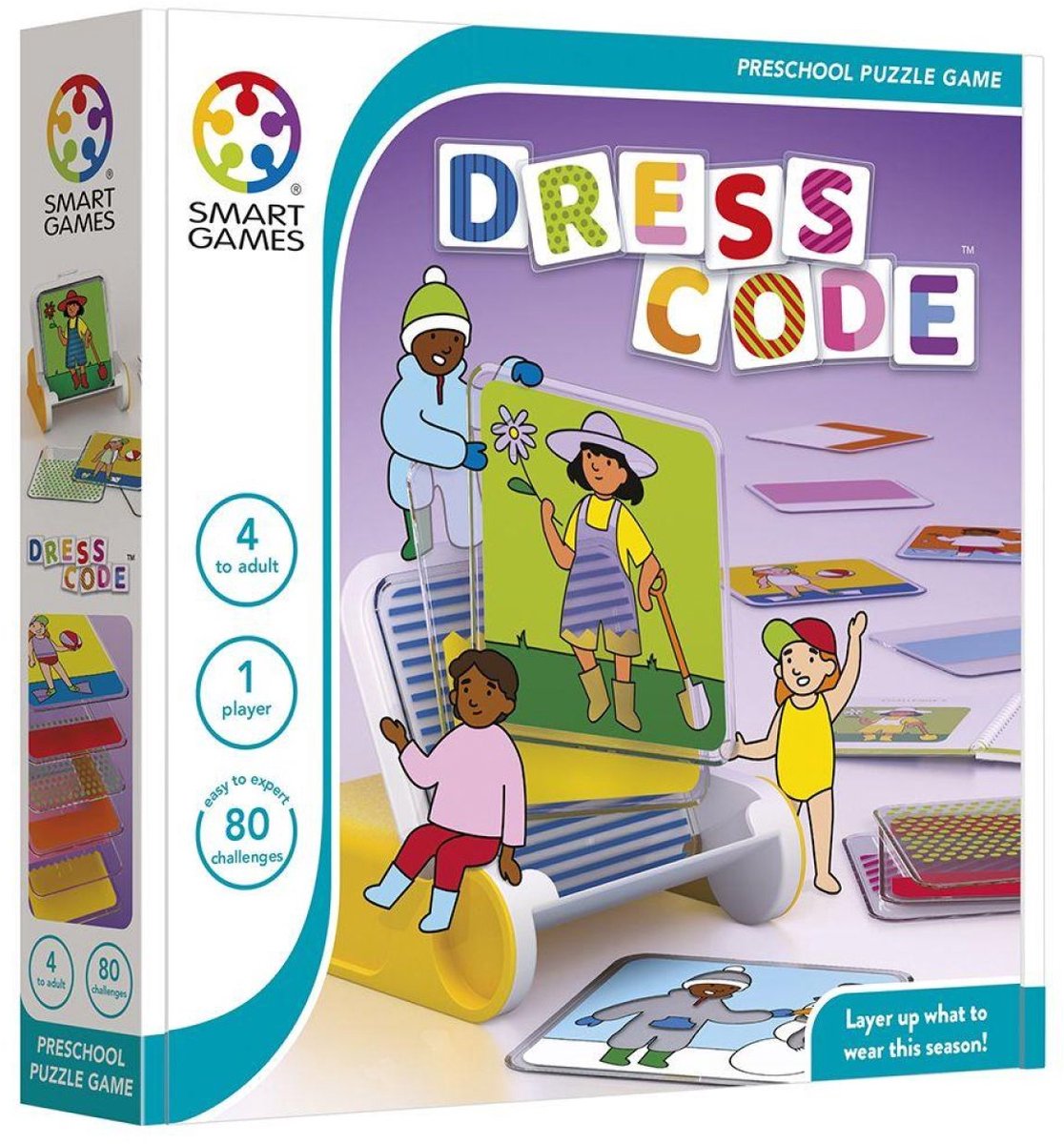 SmartGames Dress Code leerspel Nederlands, 1 speler, Vanaf 4 jaar