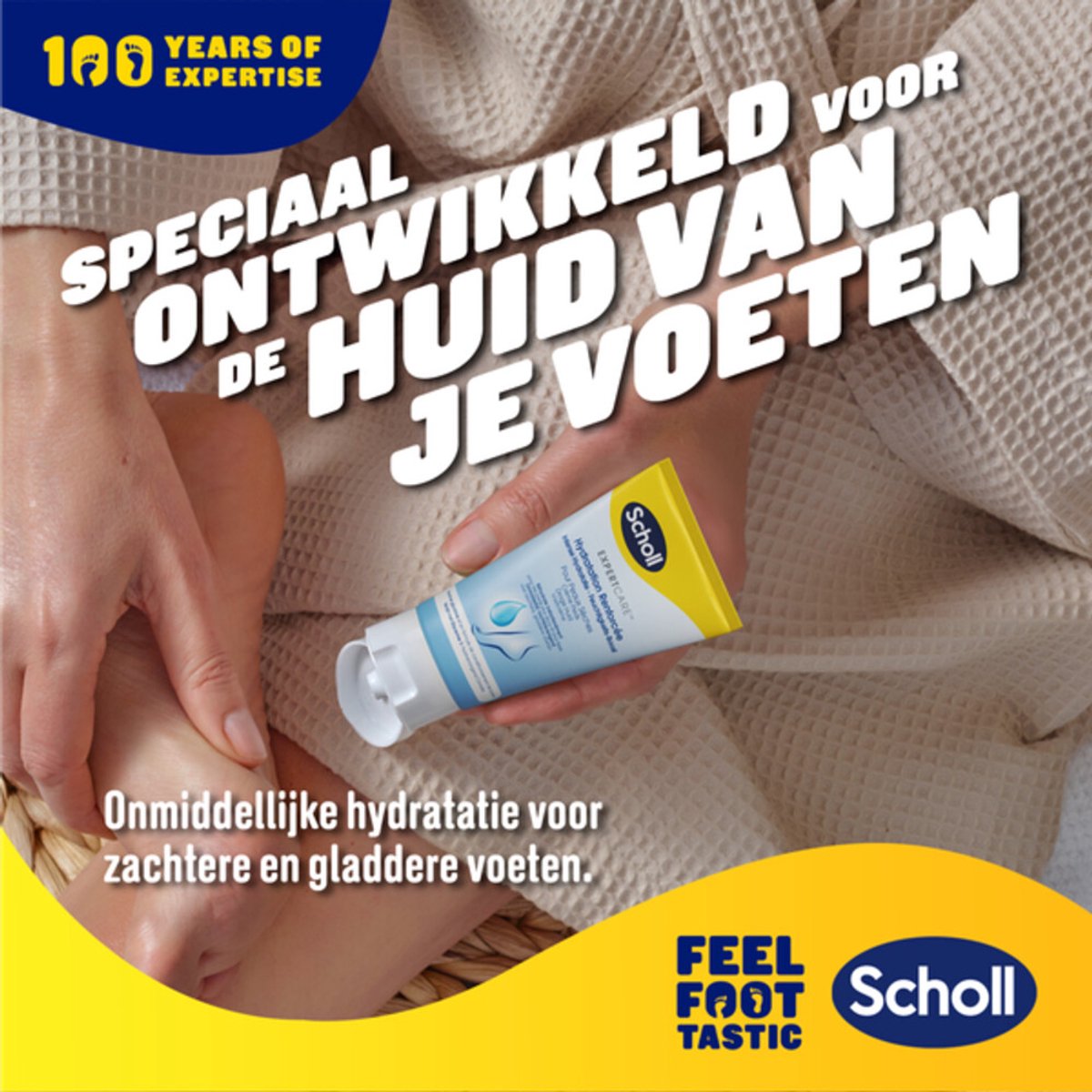 Scholl Voetcrème Intense Hydratatie - 3 x 150 ml - Voordeelverpakking
