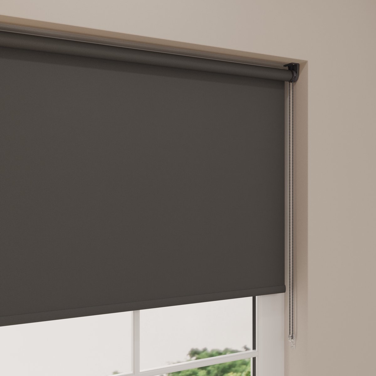 DTCH® Rolgordijn Verduisterend - Mini - Donker Grijs - 80 x 150 cm - Full Color - Rolgordijn zonder boren – foto 5