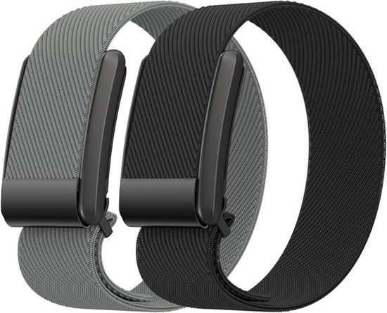 Foto: Mmm whoop band fitness band fitness accessoires 2 stuks horlogebanden voor whoop 4 0 zwart grijs 19 cm x 6 cm x 1 cm