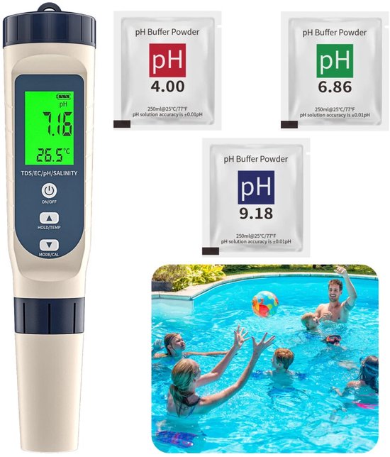 HIXO 1x TDS Messgerät (ppm) TDS-Meter mit Titan-Sonde –Wassertester – Wasserqualität für Trinkwasser, Osmose, Aquarium, Hydroponik, Pool & Brunnen prüfen