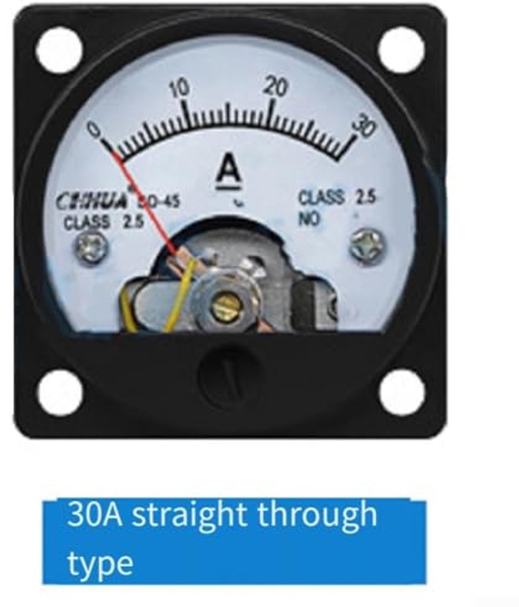 Analoge Ampèremeter voor Nauwkeurige Stroommetingen tot 30A